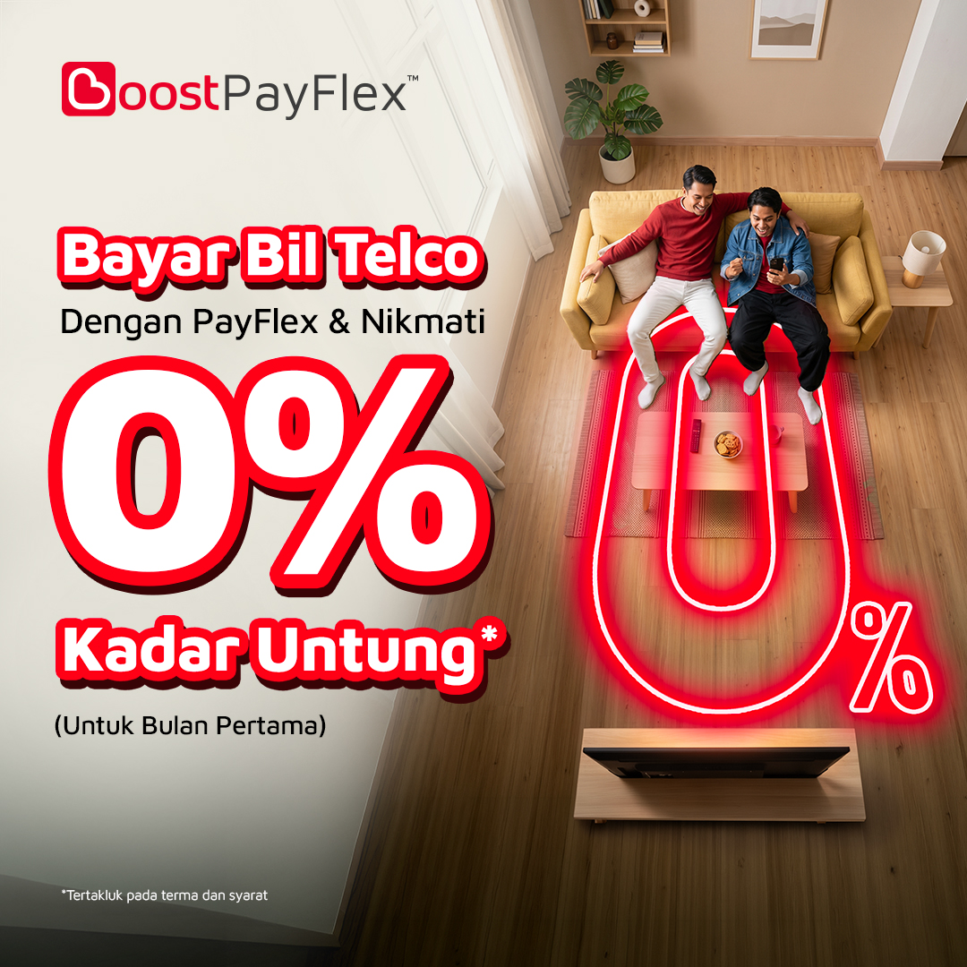 Bayar bil telco dengan Boost PayFlex